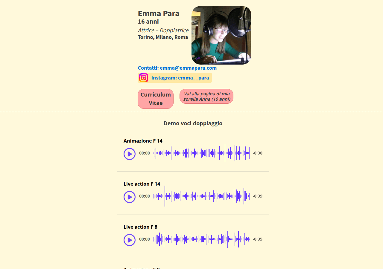 Screenshot of emmapara.com