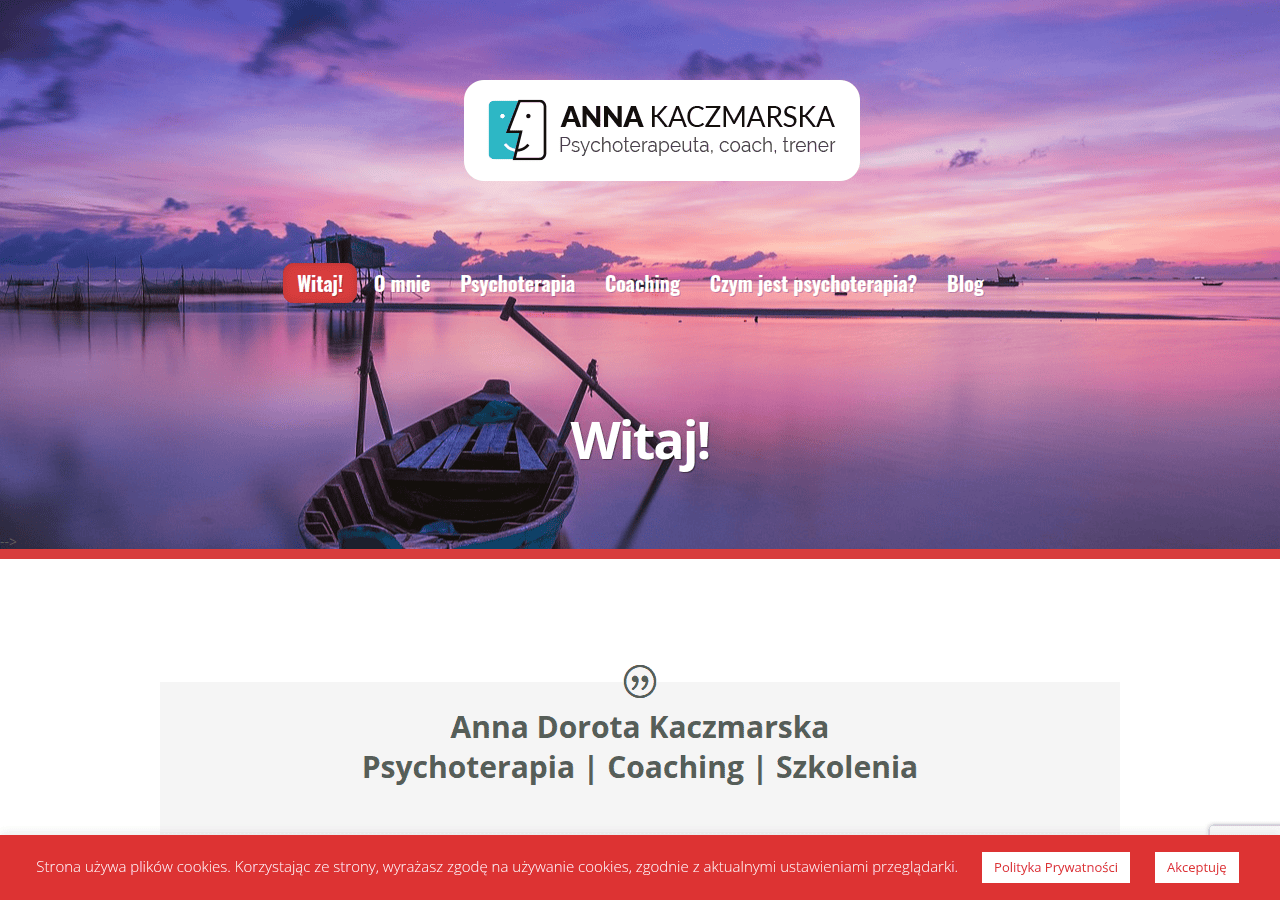 Screenshot of annakaczmarska-lfc.pl