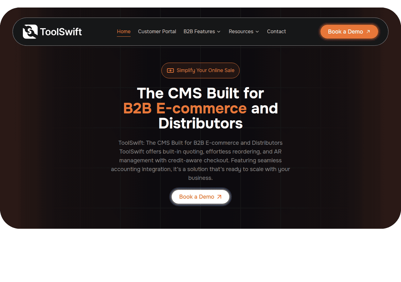 Screenshot of toolswift.ca
