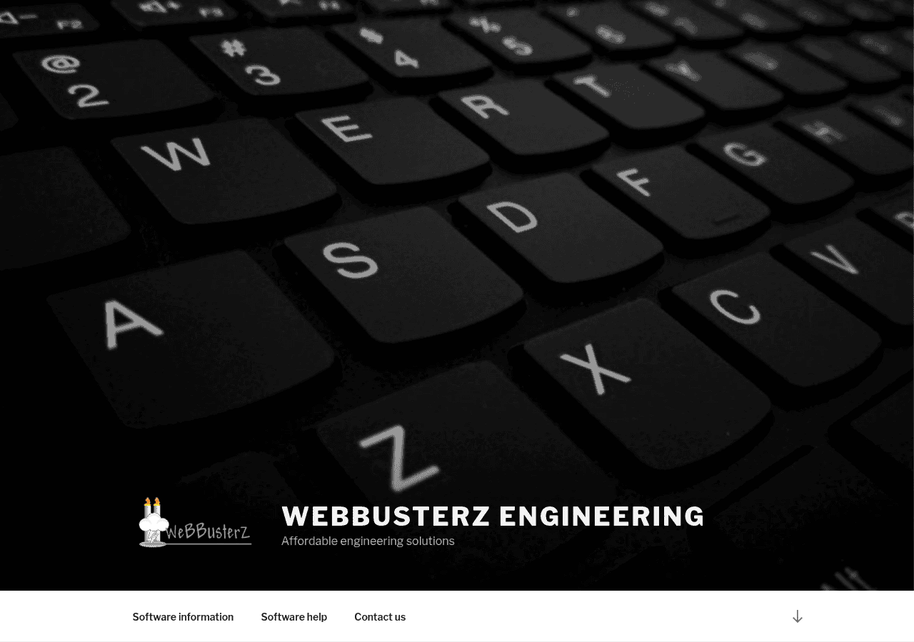 Screenshot of webbusterzengineering.com