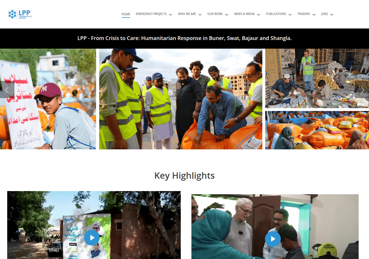 Screenshot of lpp.org.pk