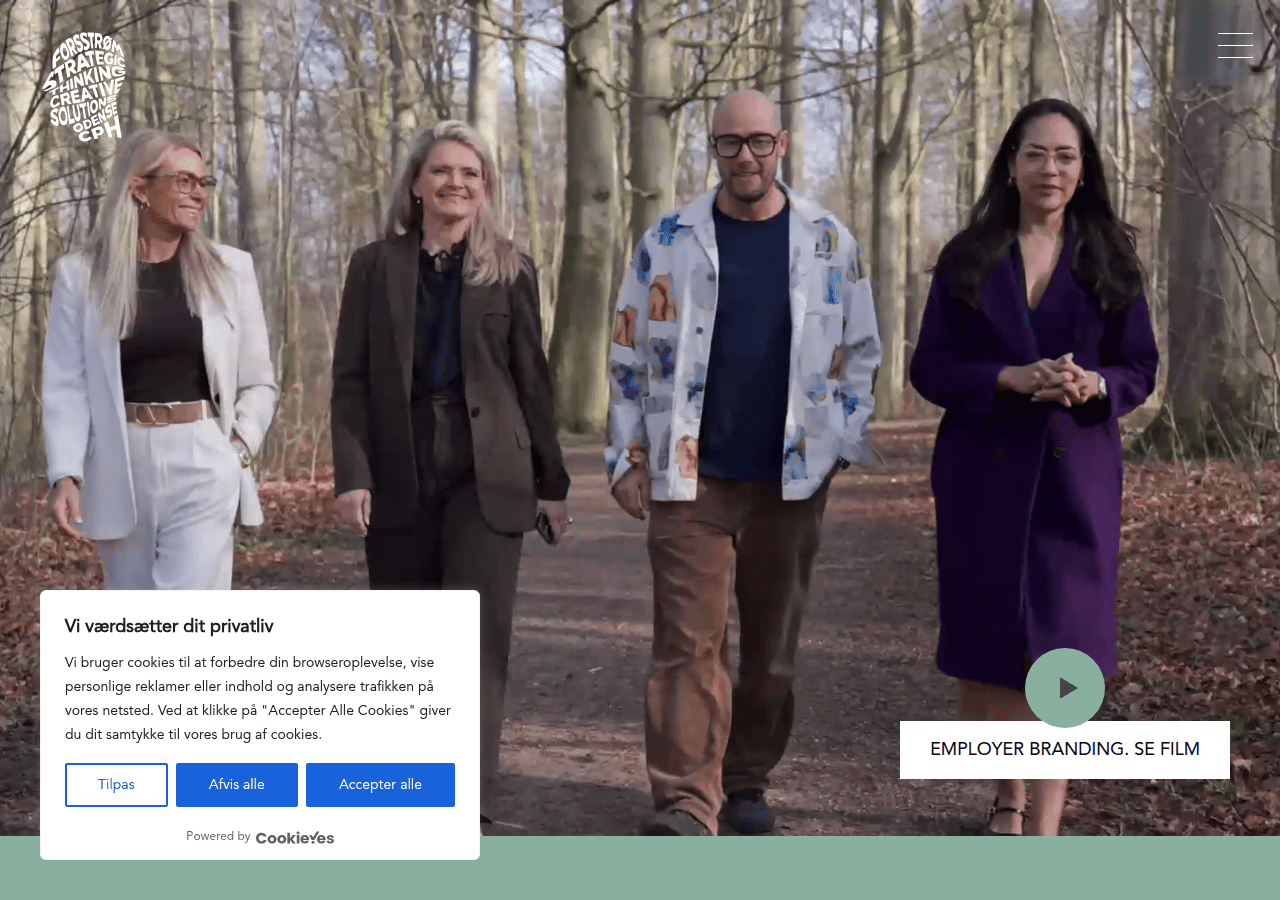 Screenshot of forsstrom.dk