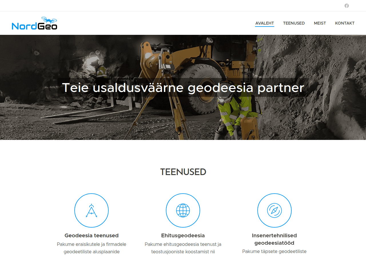 Screenshot of nordgeo.com