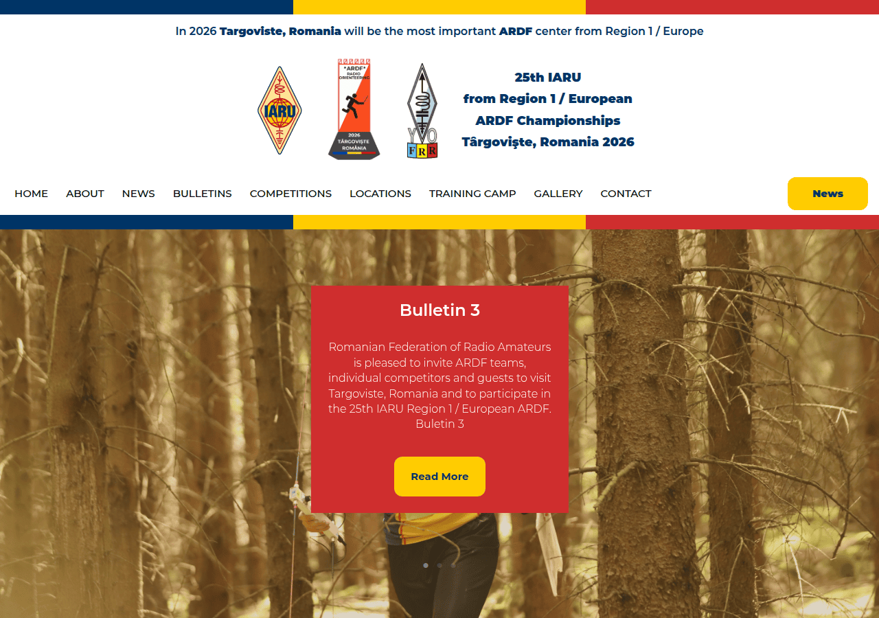Screenshot of ardf2026.ro