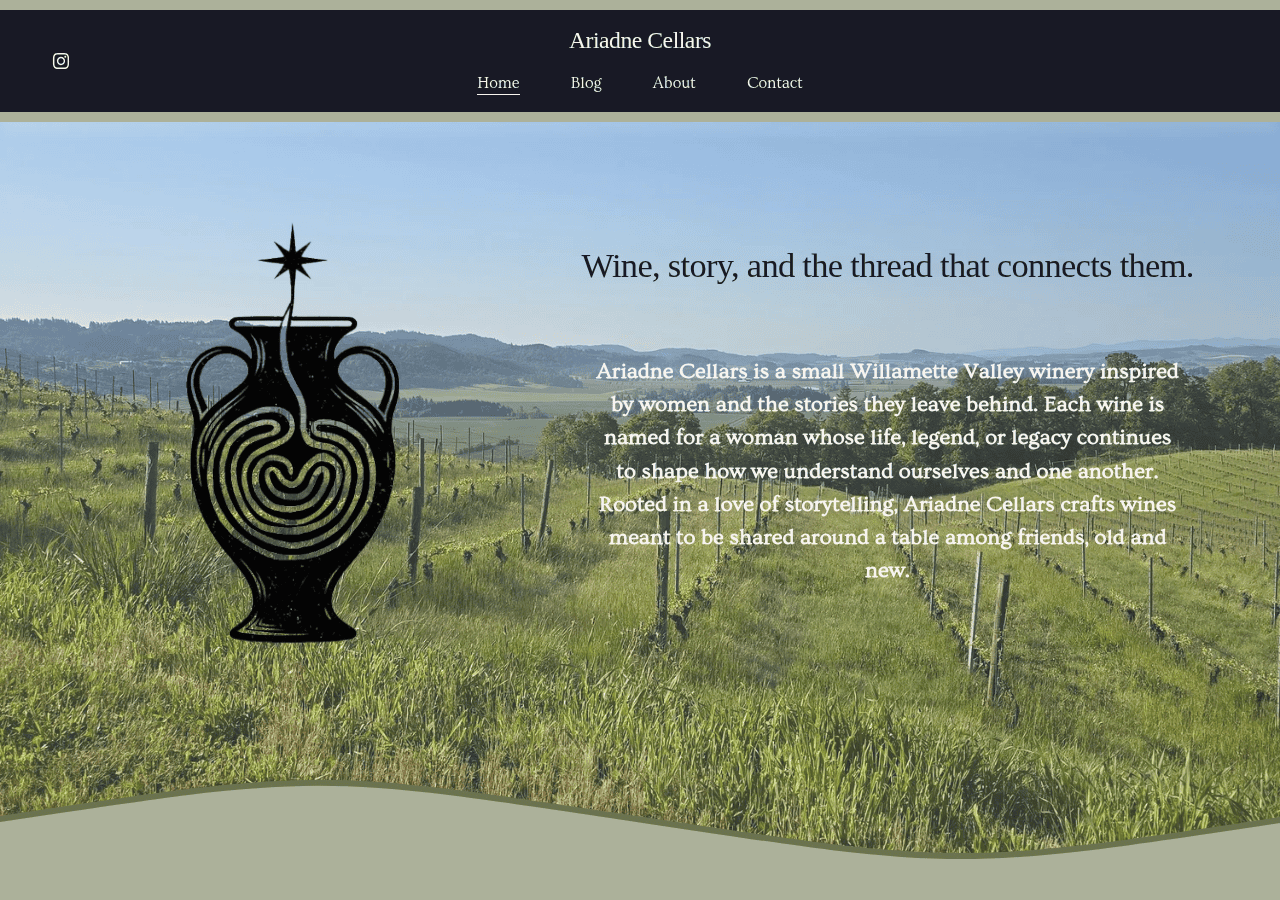 Screenshot of ariadnewine.com