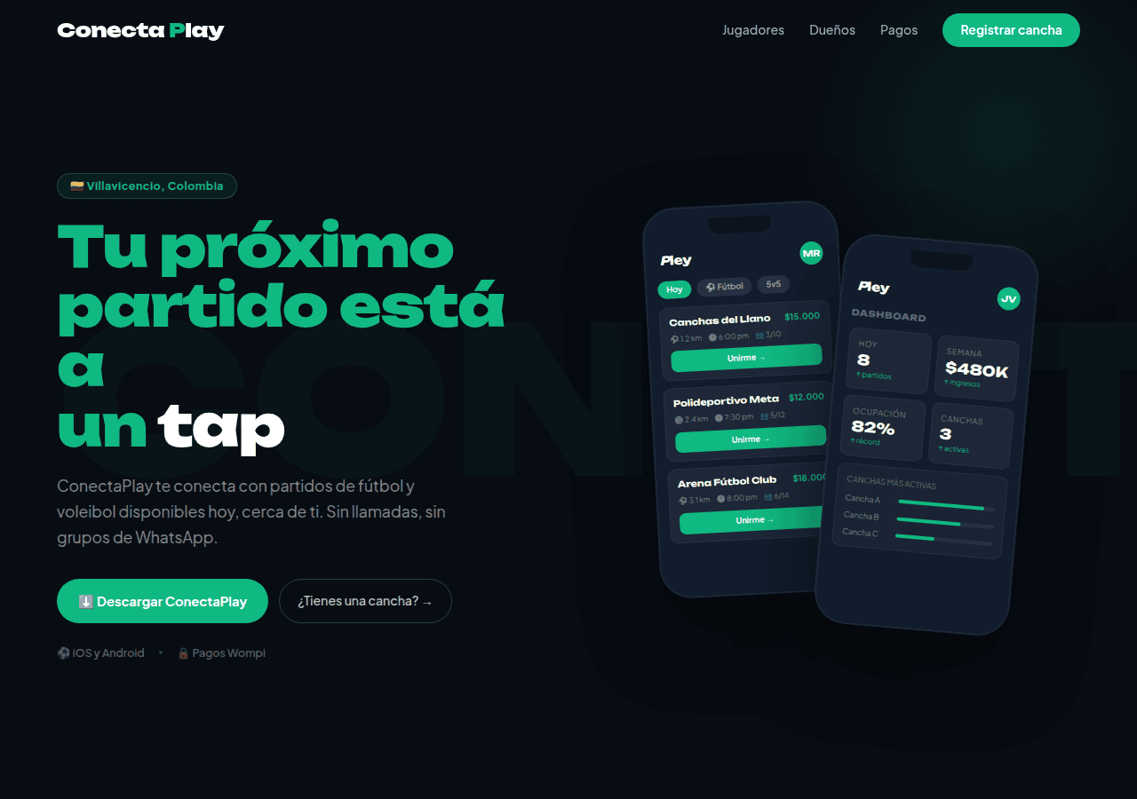 Screenshot of conectaplay.co