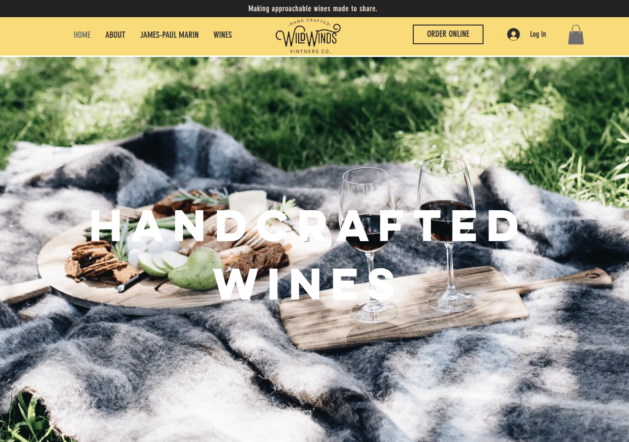 Screenshot of wildwinds.com.au
