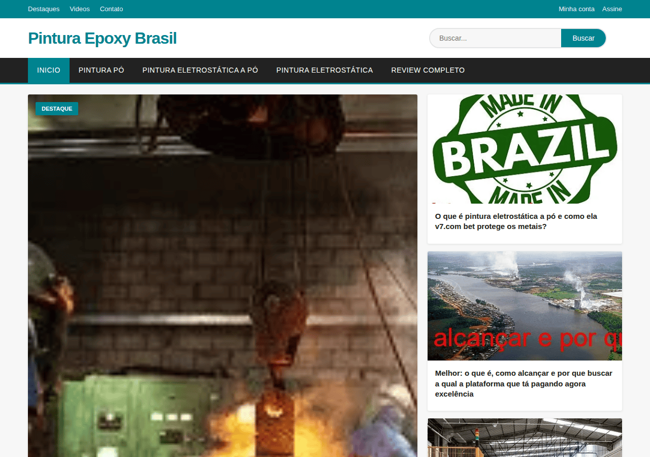 Screenshot of pinturaxbrasil.com
