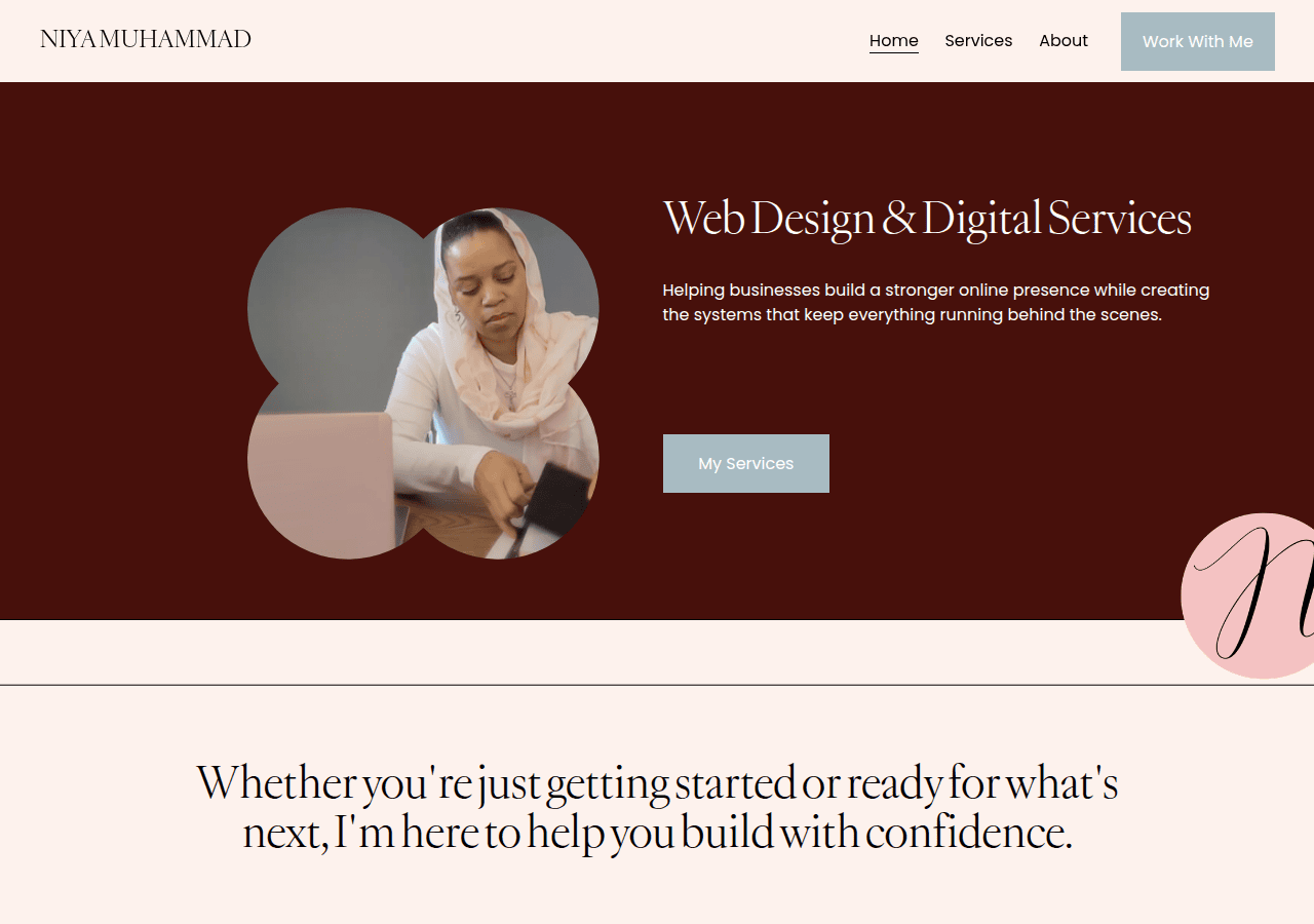 Screenshot of niyamuhammad.com