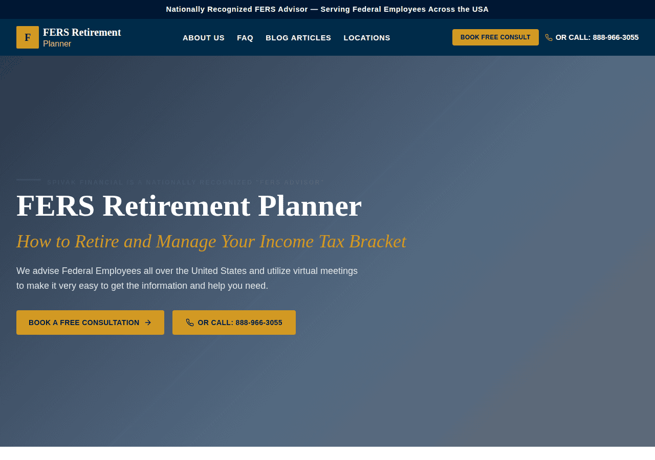 Screenshot of fersretirementplanner.com