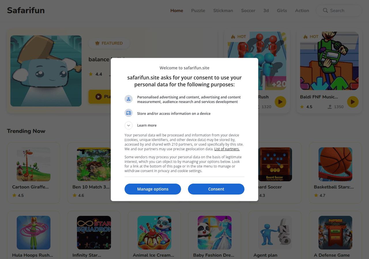 Screenshot of safarifun.site