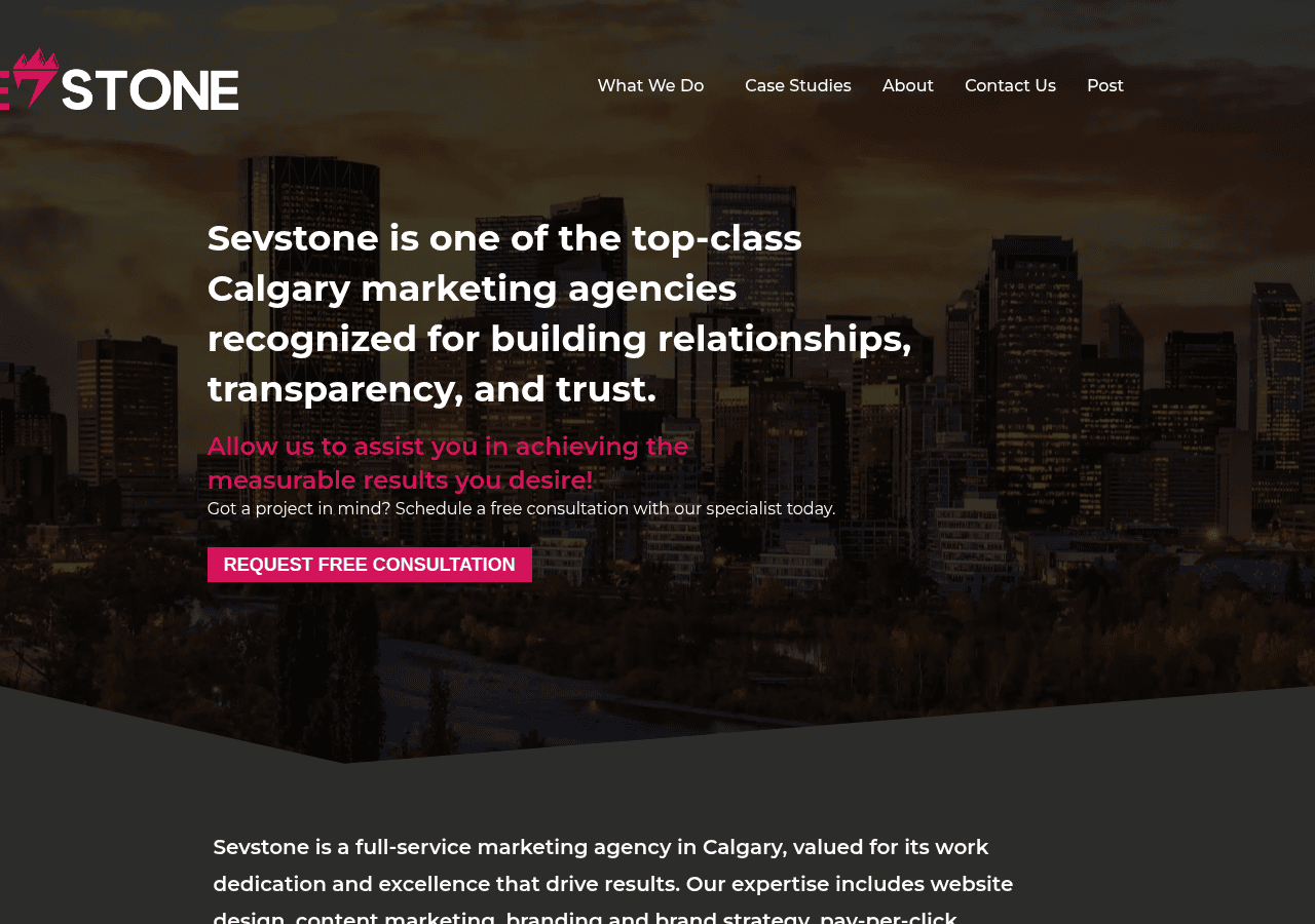 Screenshot of sevstone.com