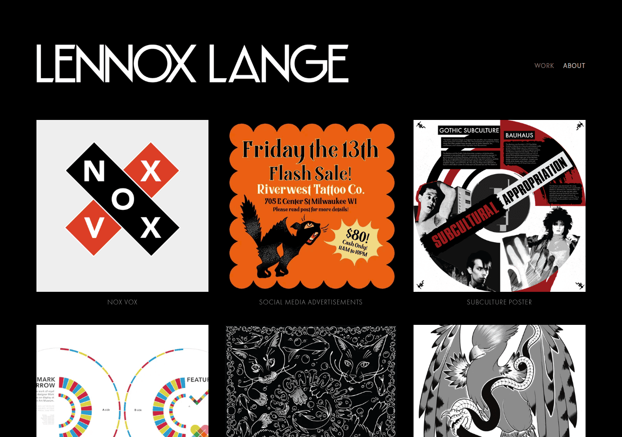 Screenshot of lennoxlange.com