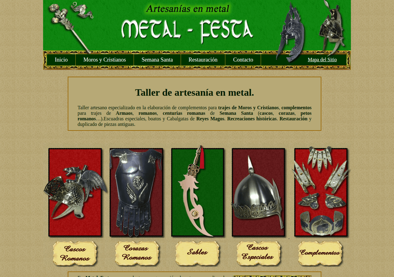 Screenshot of metalfesta.es