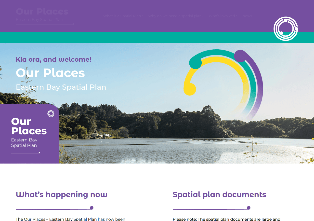 Screenshot of ourplacesebop.org.nz