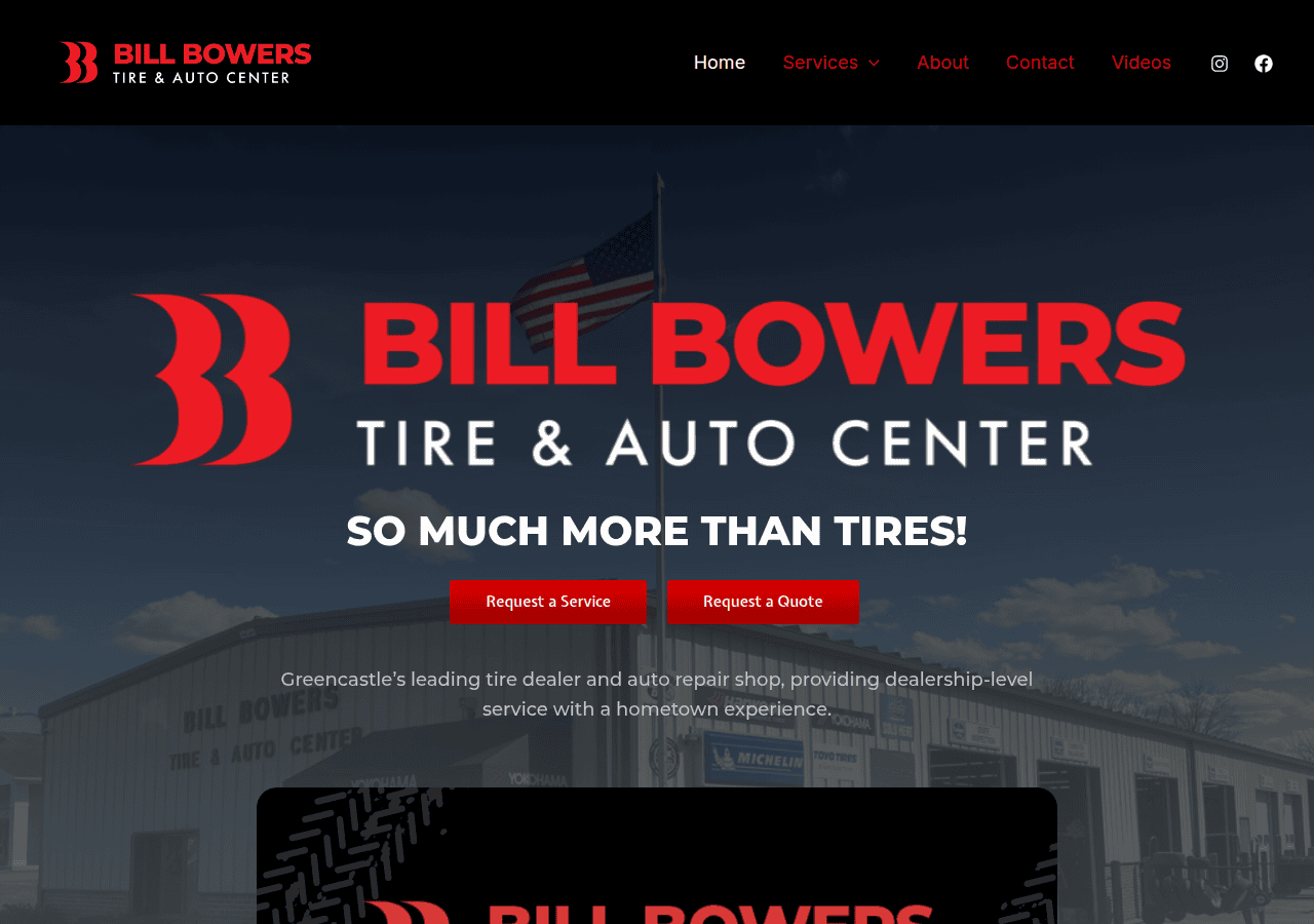 Screenshot of bowerstire.net