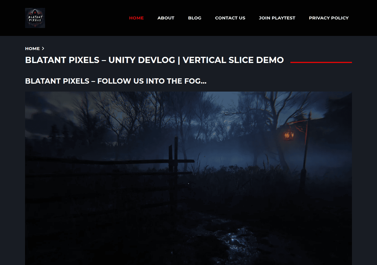 Screenshot of blatantpixels.com