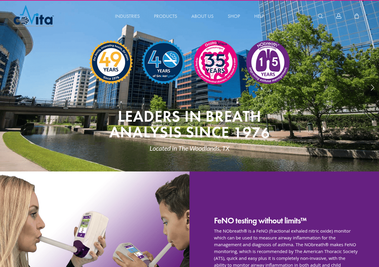 Screenshot of covita.net