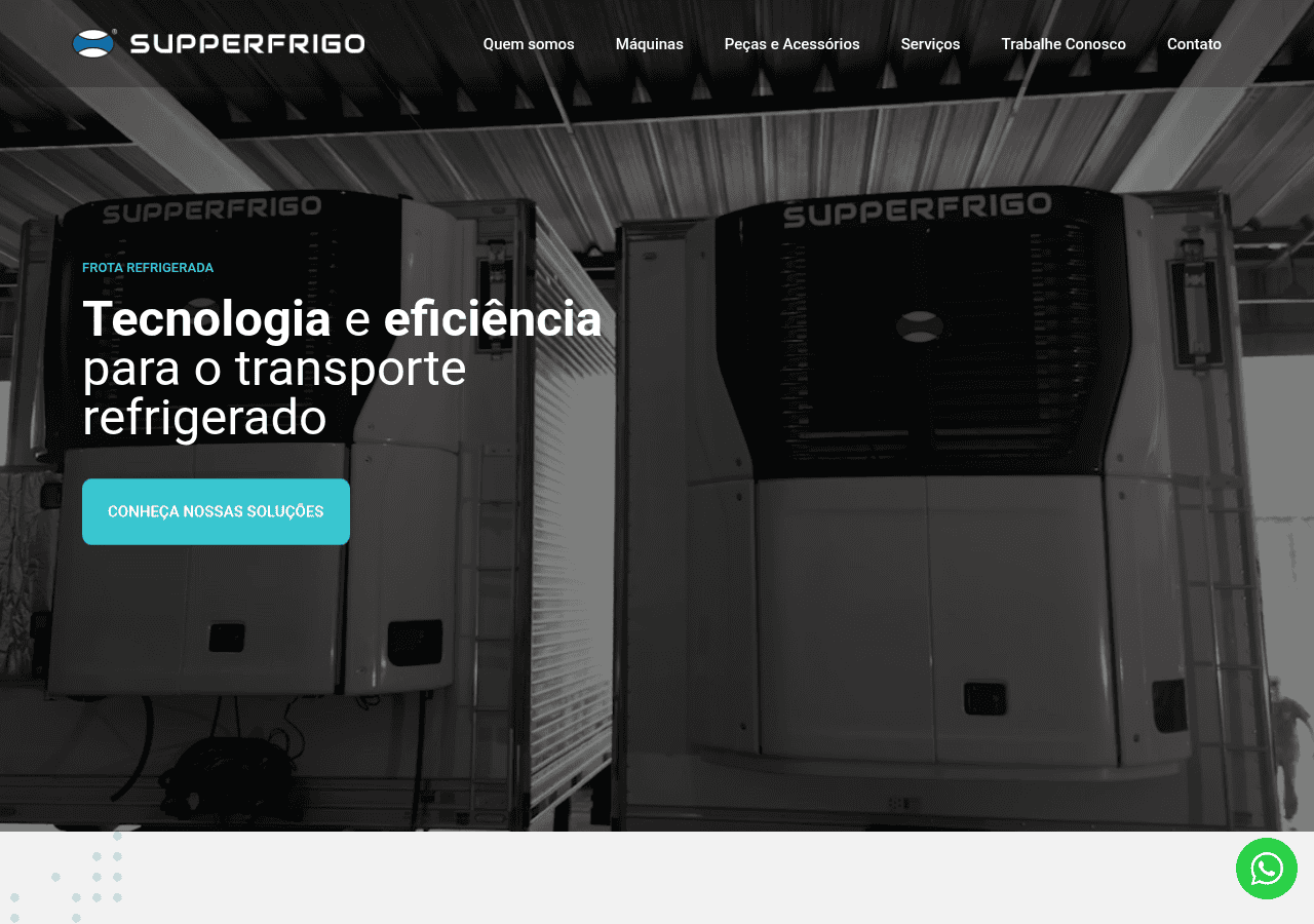 Screenshot of supperfrigo.com.br
