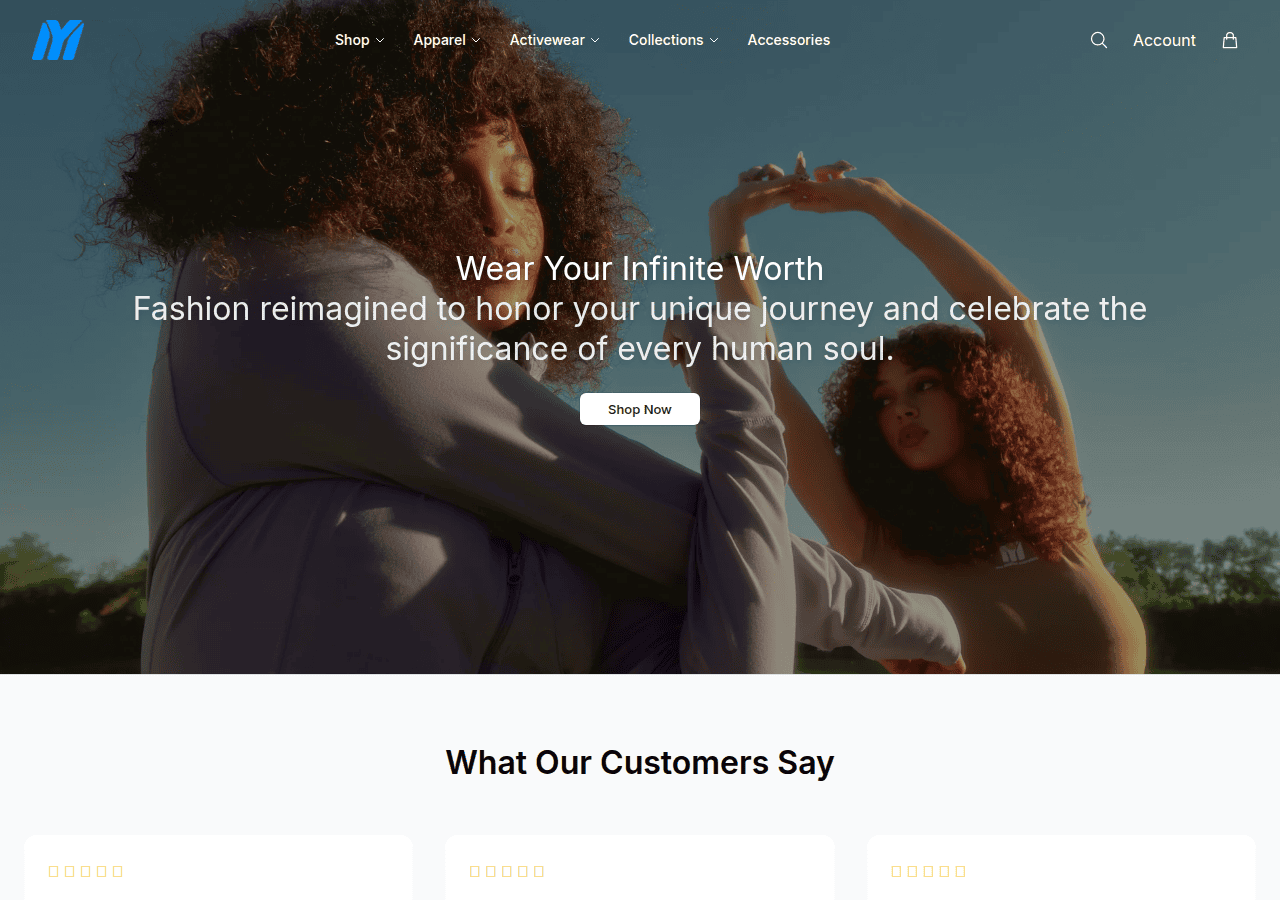 Screenshot of shopyoumatter.shop