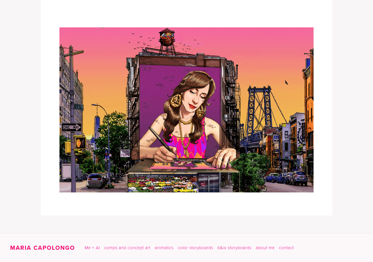 Screenshot of mariacapolongo.com