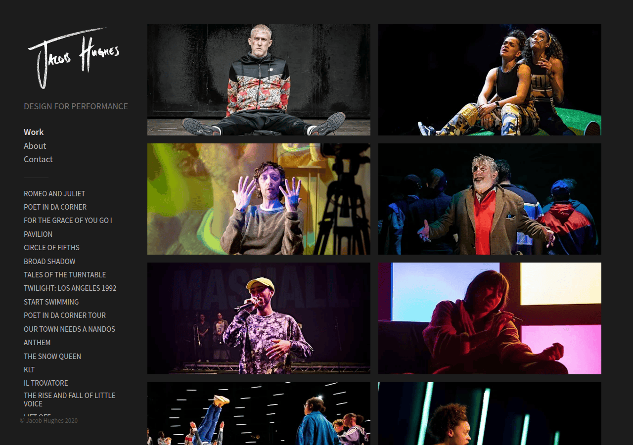 Screenshot of jacobhughesdesign.com
