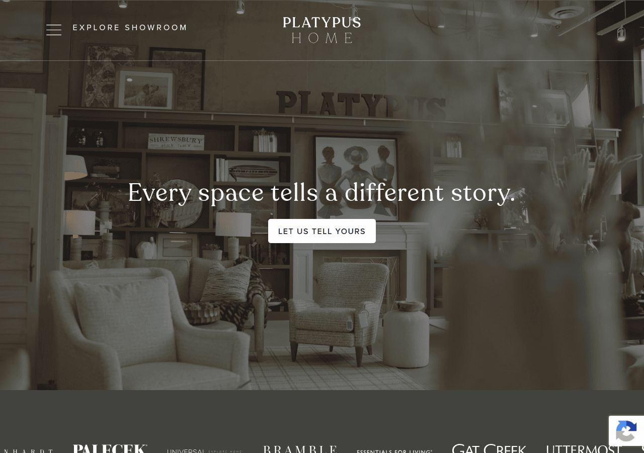 Screenshot of platypushome.com
