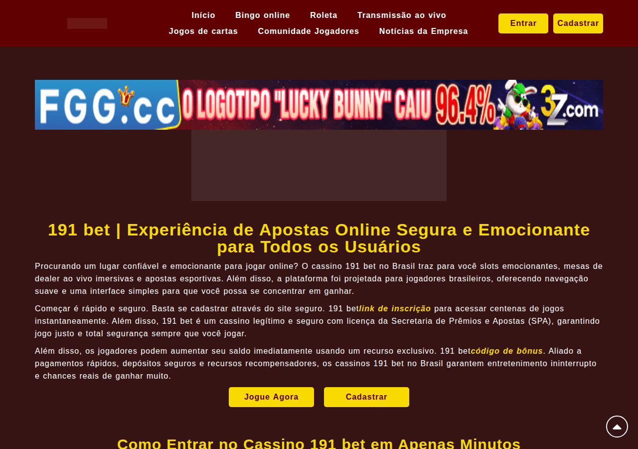Screenshot of 191bet19.com