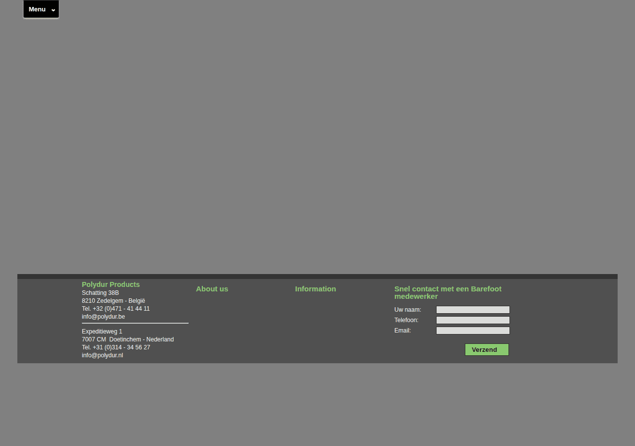 Screenshot of barefootmineralfloor.com