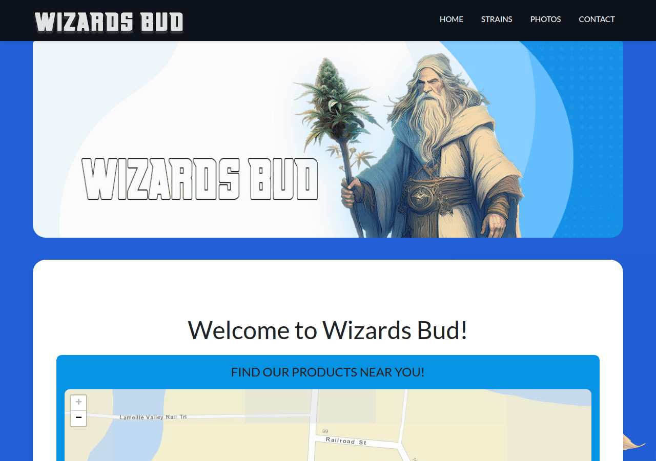 Screenshot of wizardsbudllc.com
