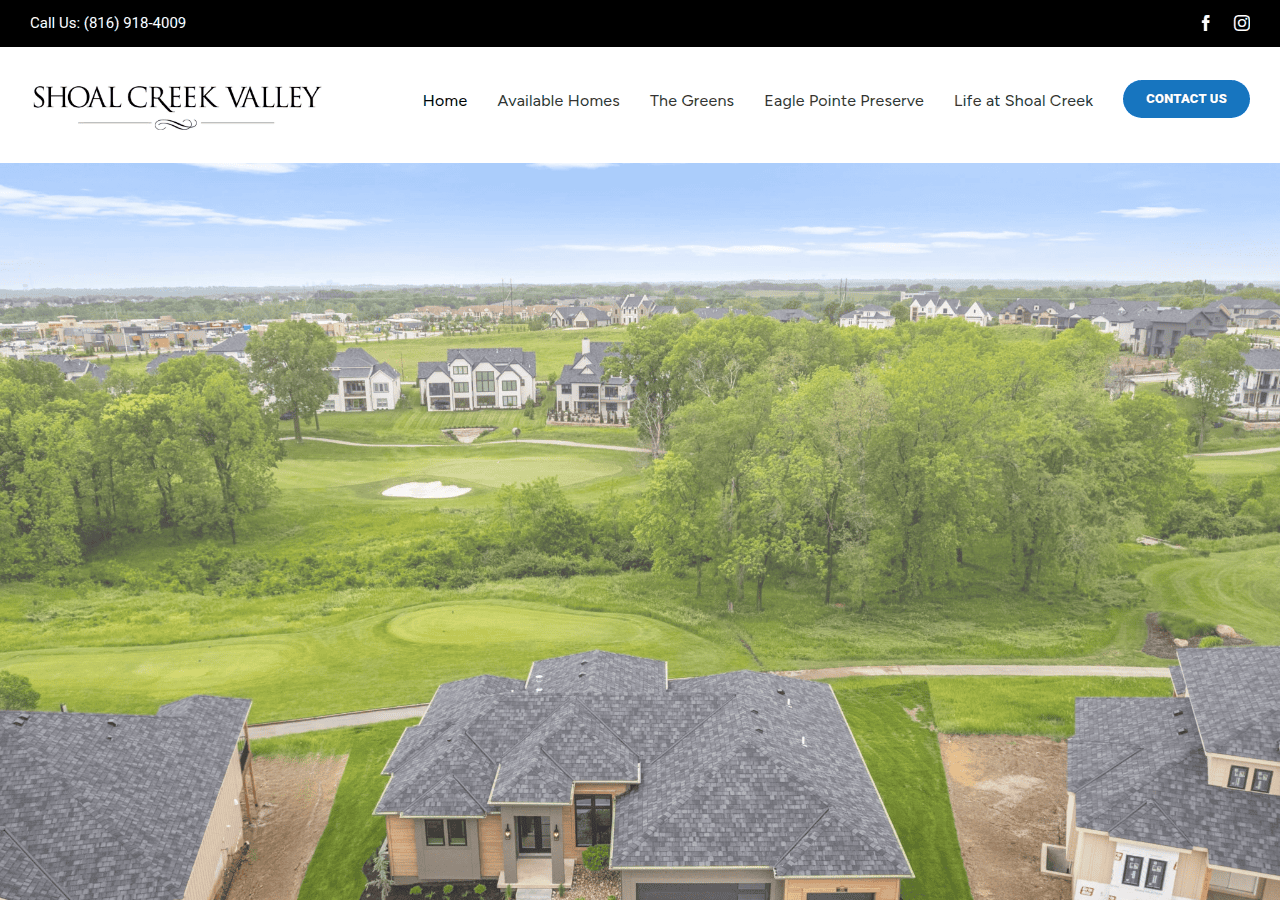 Screenshot of shoalcreekvalleykc.com