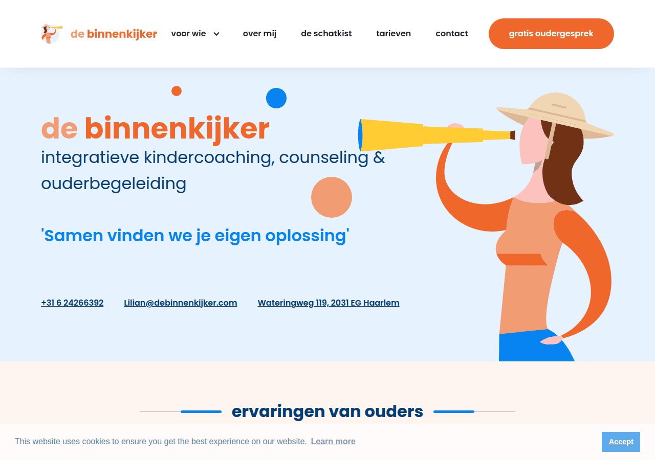 Screenshot of debinnenkijker.com