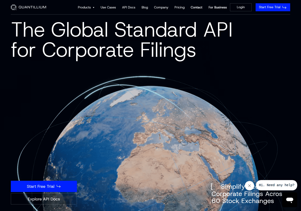 Screenshot of quantillium.com