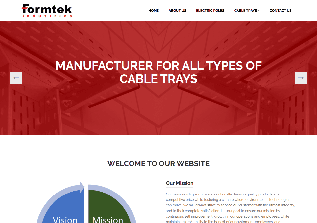 Screenshot of formtek.co.in