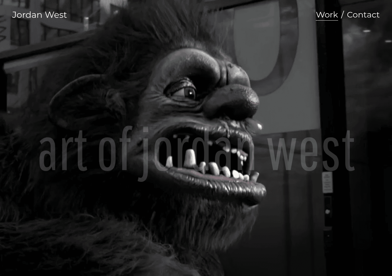 Screenshot of artofjordanwest.com