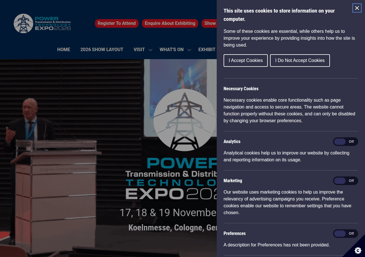 Screenshot of powertranstech.com