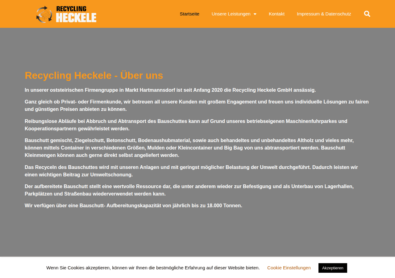 Screenshot of recycling-heckele.at