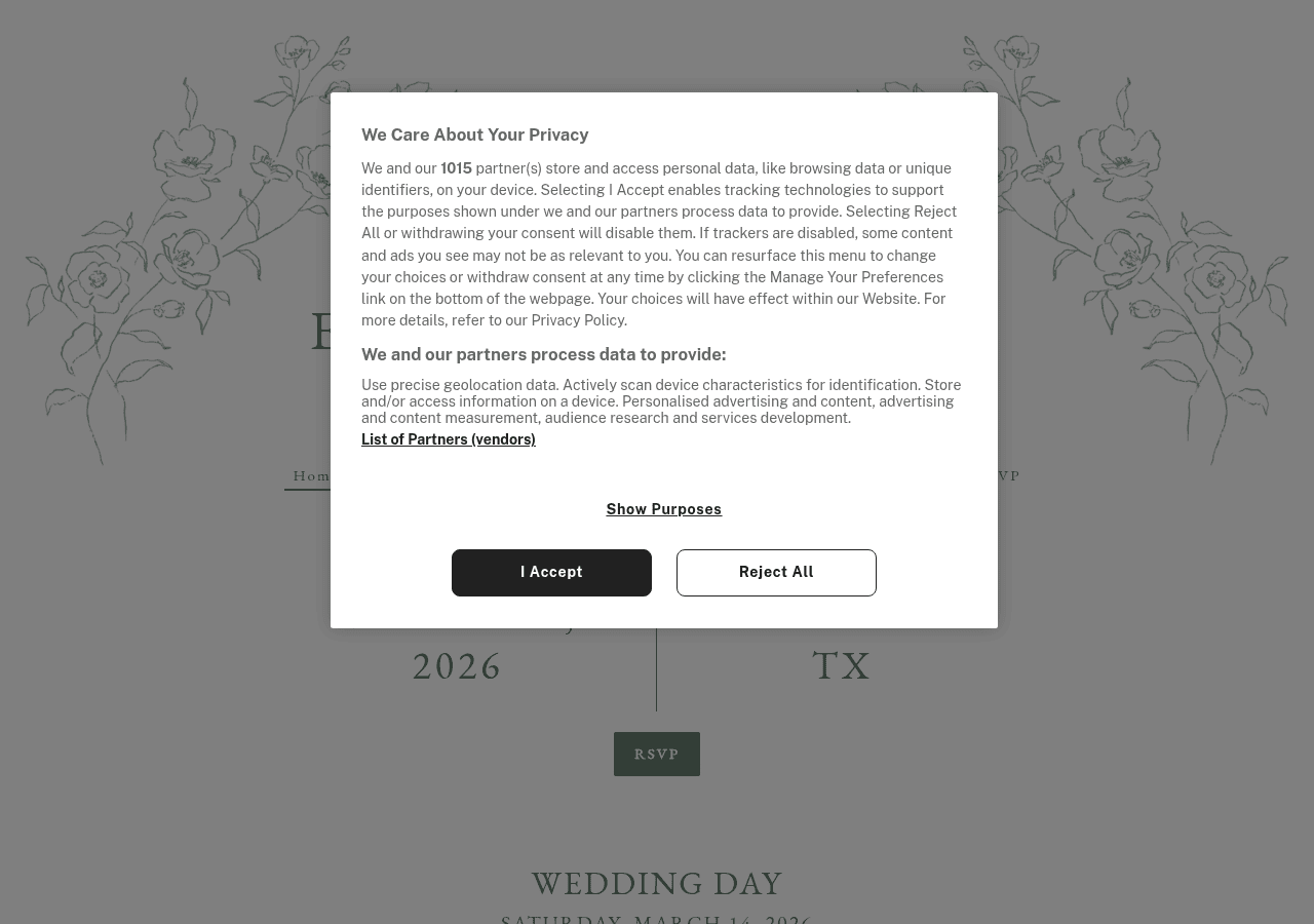 Screenshot of elizabethandlandon.com
