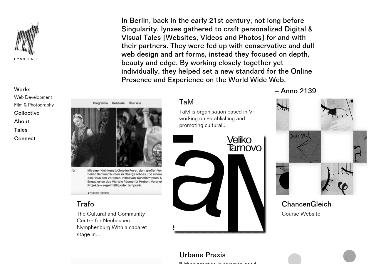 Screenshot of lynxtale.com