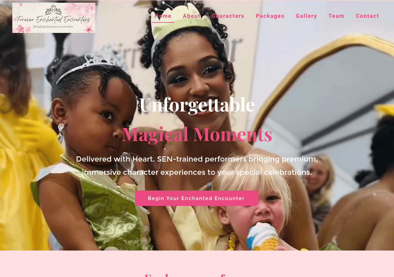 Screenshot of foreverenchantedencounters.co.uk