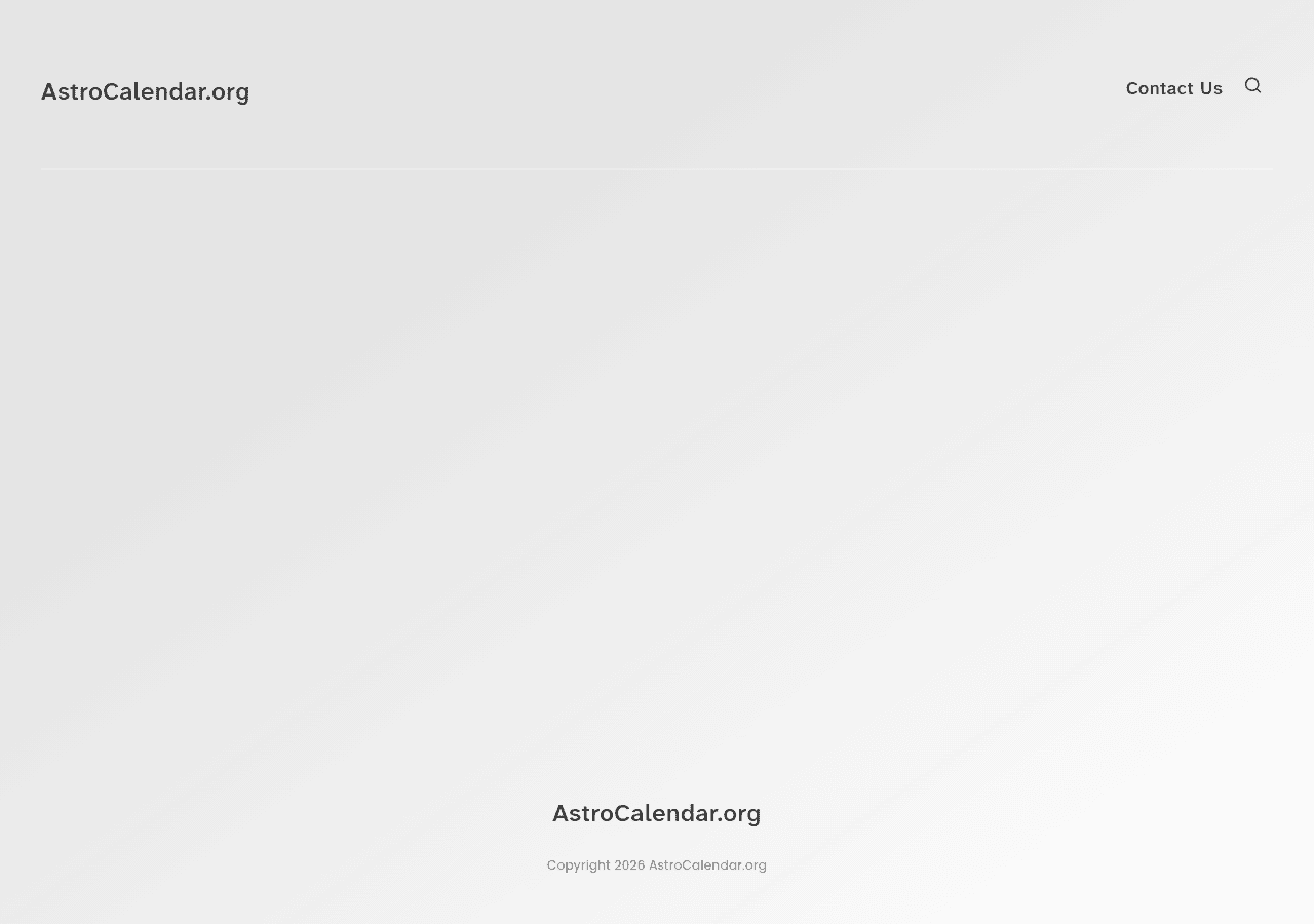 Screenshot of astrocalendar.org