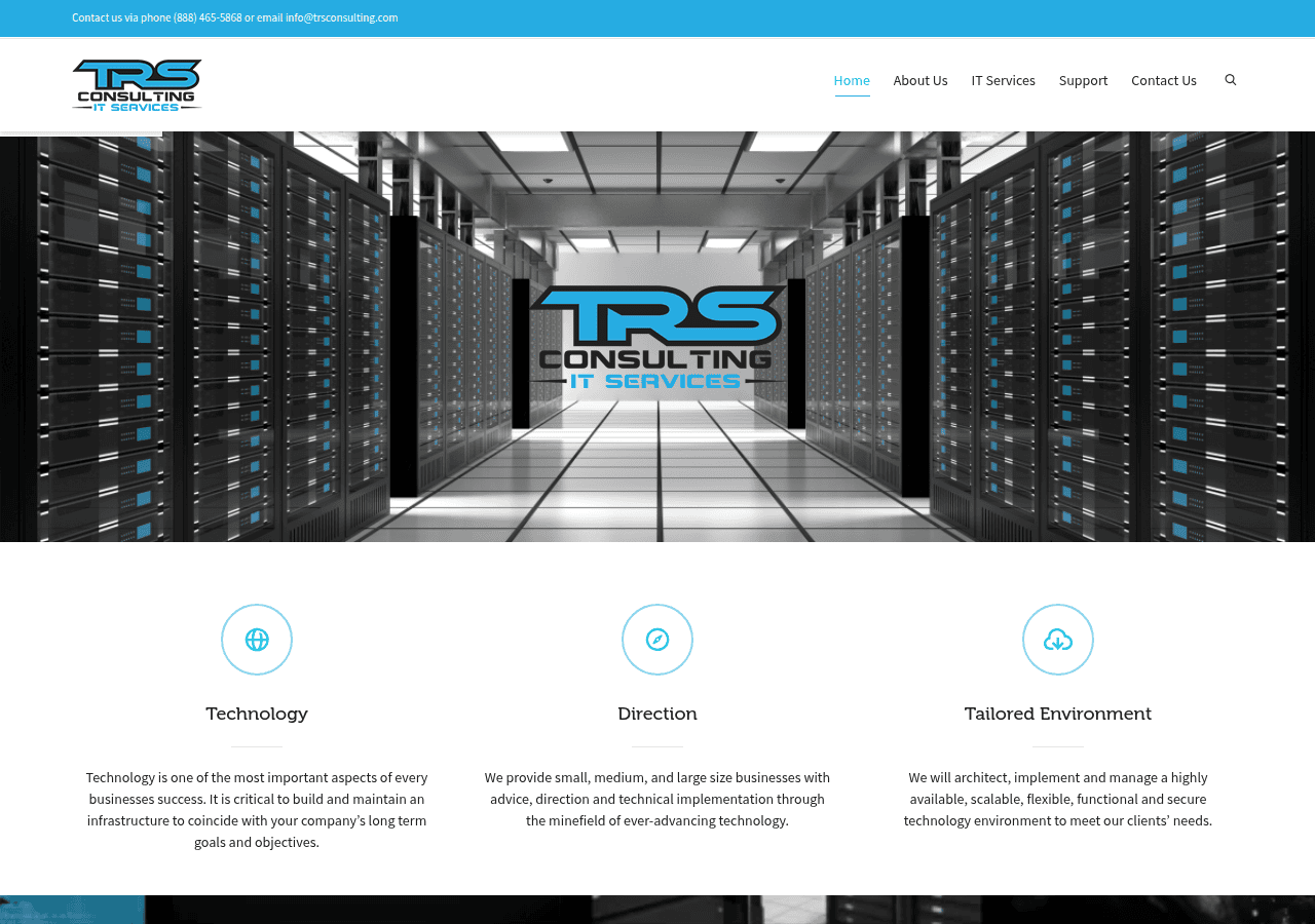 Screenshot of trsconsulting.com