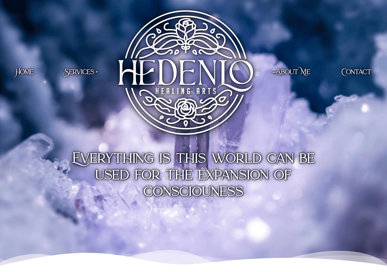 Screenshot of hedenlohealingarts.com
