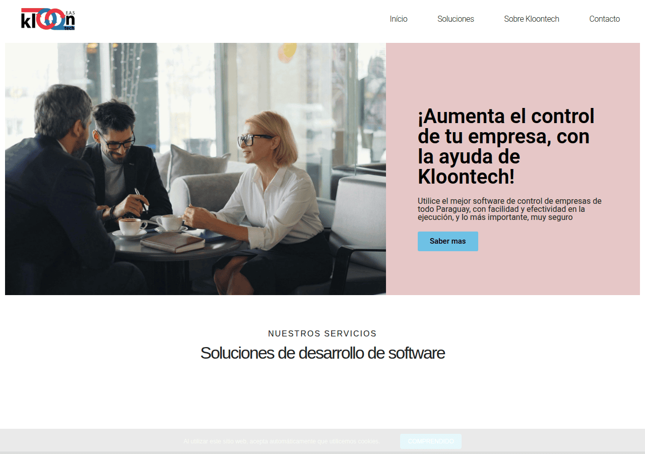 Screenshot of klontec.com
