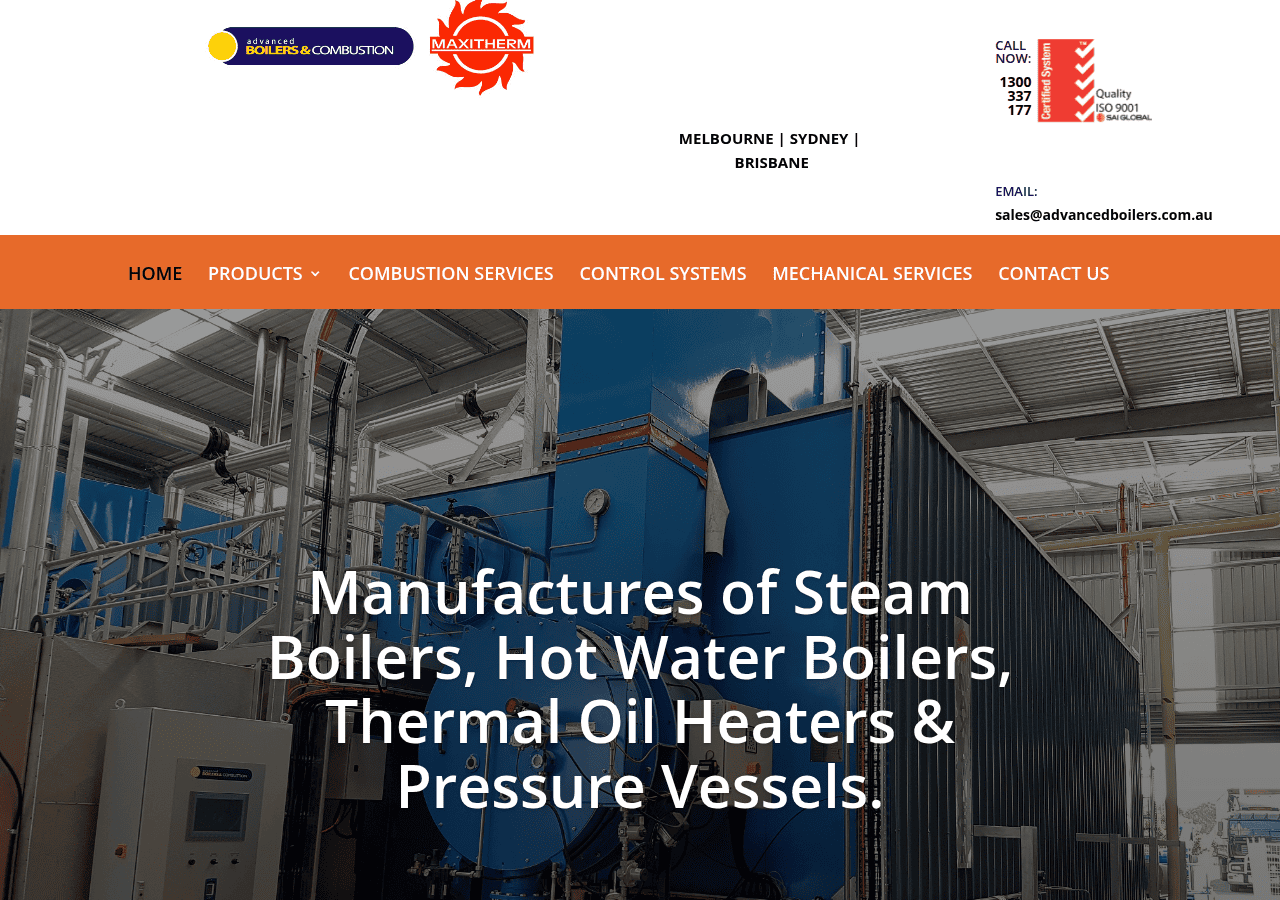 Screenshot of advancedboilers.com.au