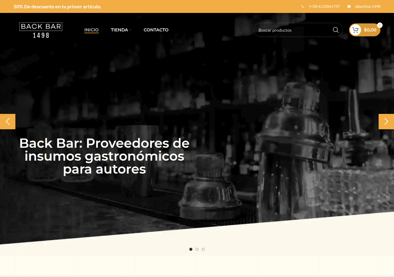 Screenshot of 1498.store