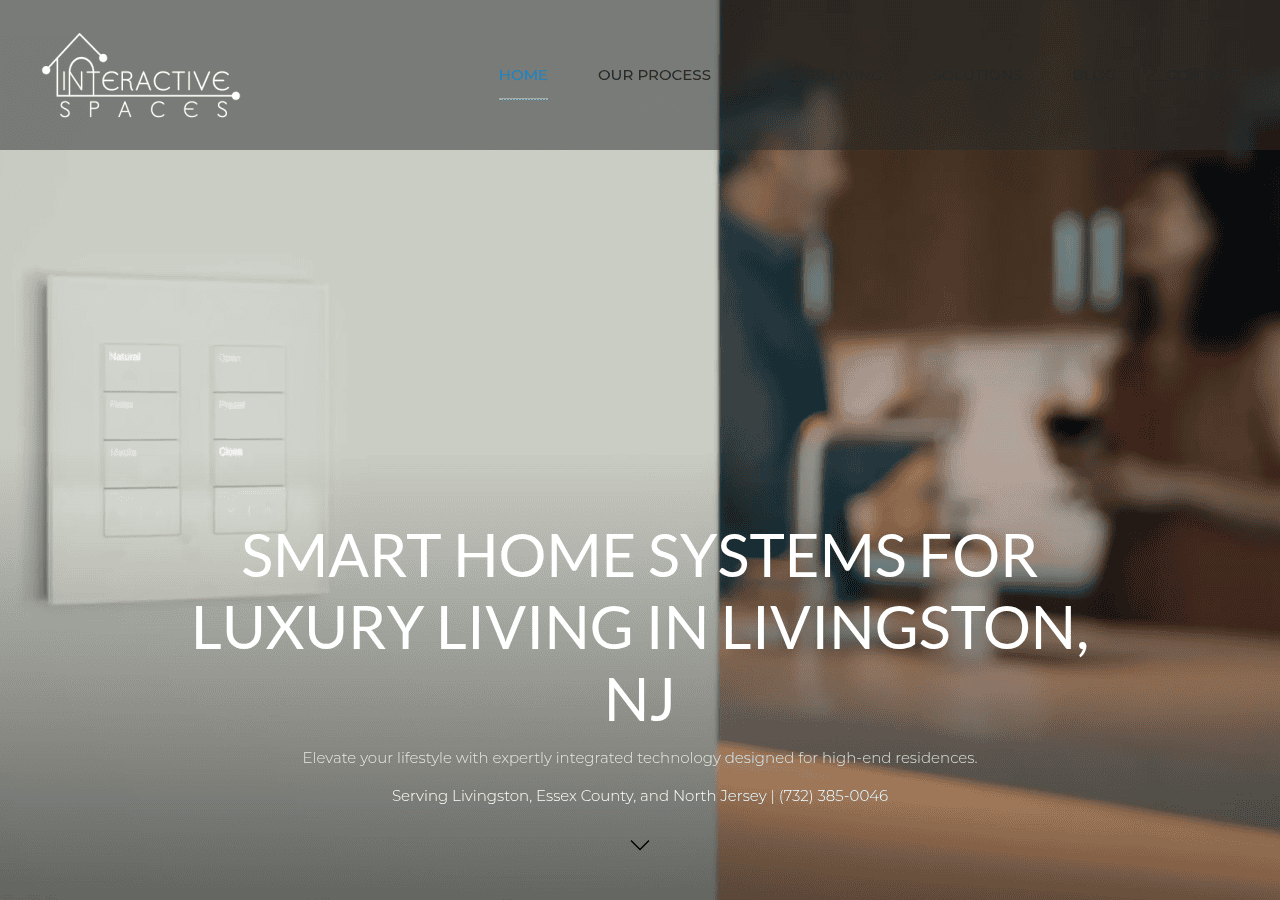 Screenshot of interactivespaces.com
