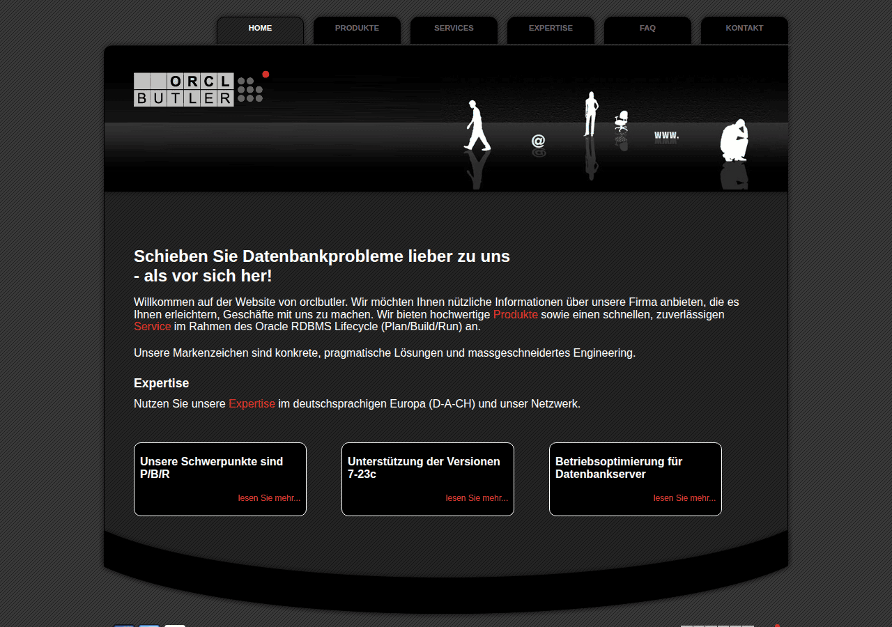 Screenshot of orclbutler.com