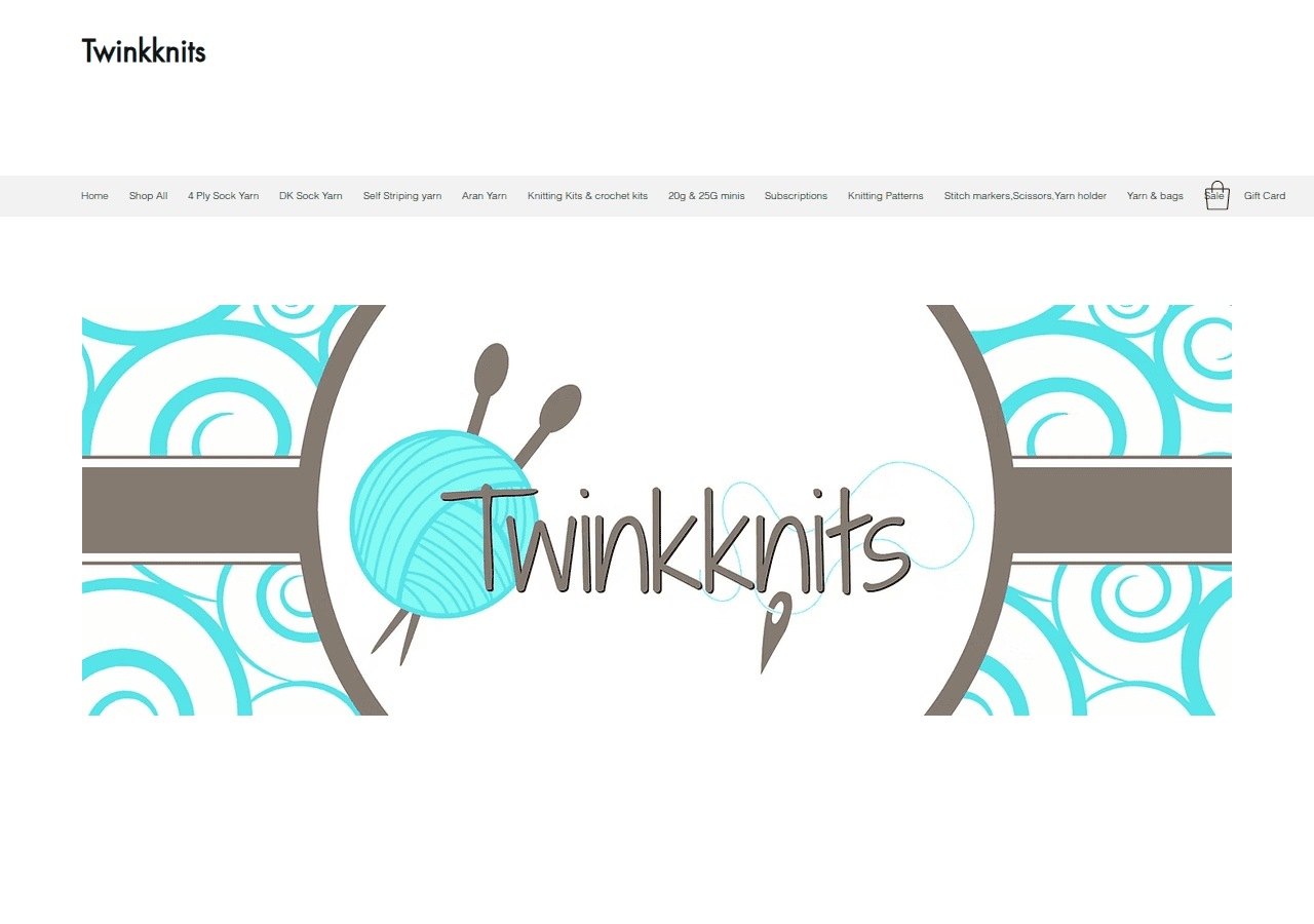 Screenshot of twinkknits.co.uk