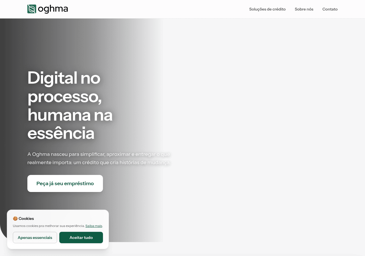 Screenshot of oghmacapital.com.br